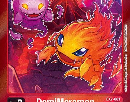 DemiMeramon [EX7-001] (Foil) [Digimon LIBERATOR] on Sale