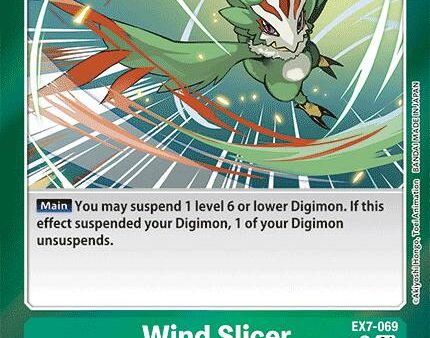 Wind Slicer [EX7-069] (Foil) [Digimon LIBERATOR] Fashion