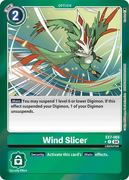 Wind Slicer [EX7-069] (Foil) [Digimon LIBERATOR] Fashion