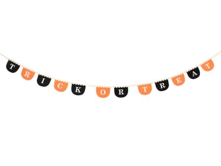 Decorations - Trick Or Treat Fabric Garland Online