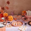 Paper Plate - Pink & Orange Stripy Pumpkin For Discount