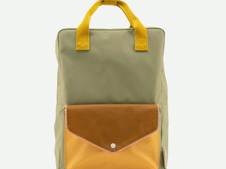 Backpack - Envelope - Map Green on Sale