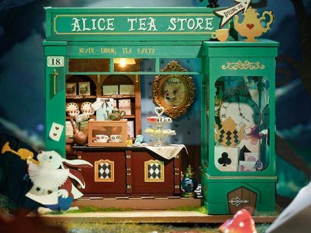 Rolife: Alice s Tea Store DIY Miniature House Kit Hot on Sale