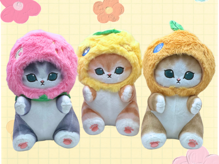 【Label】Mofusand: Fruit Series Plushies (23cm 9in_3Styles_Color Vary Label) Online Sale