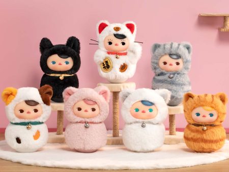 【Limited】POP MART PUCKY Roly-Poly Kitty Series-Vinyl Plush Blind Box Online now