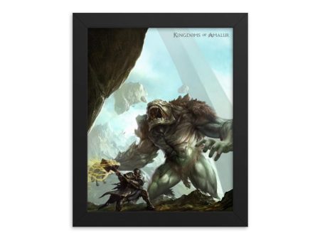 Kingdoms of Amalur Fighting Warrior Poster For Discount