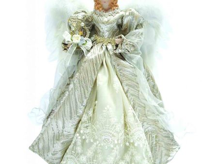 Silver Elegance Angel - 16  Tree Topper Cheap