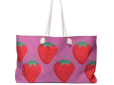 Barbie Pink- Strawberry weekender tote For Cheap