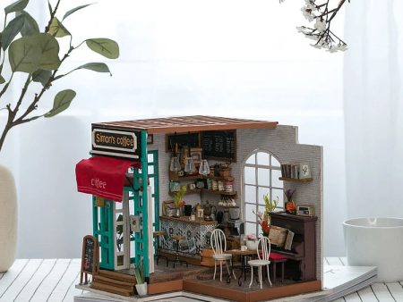 Rolife: Simon s Coffee Shop DIY Miniature Dollhouse Kit For Cheap