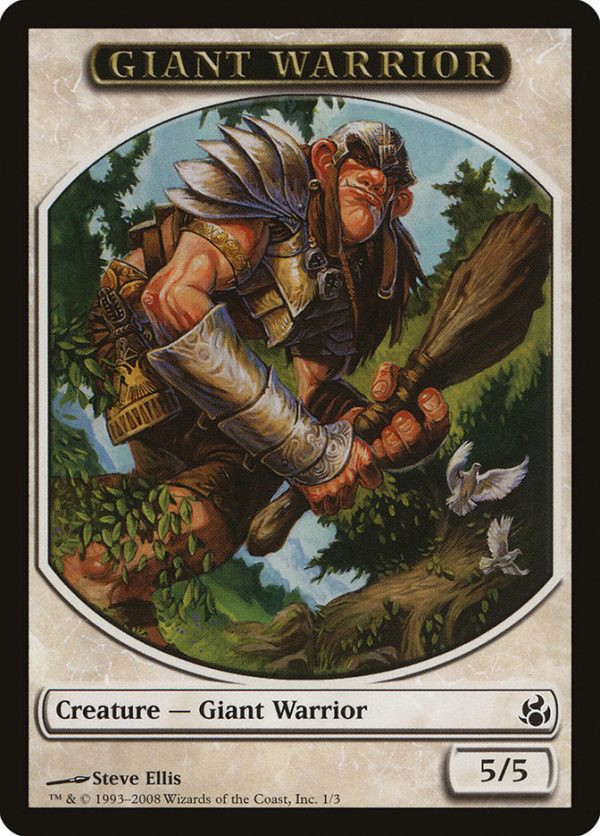 Giant Warrior Token [Morningtide Tokens] For Cheap