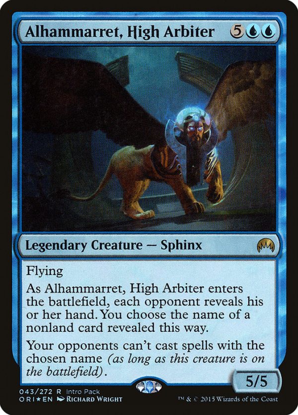 Alhammarret, High Arbiter (Intro Pack) [Magic Origins Promos] For Discount