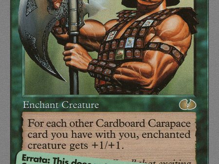 Cardboard Carapace [Unglued] Supply