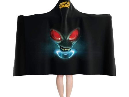 Destroy All Humans! Invader Crypto Hooded Blanket Online now