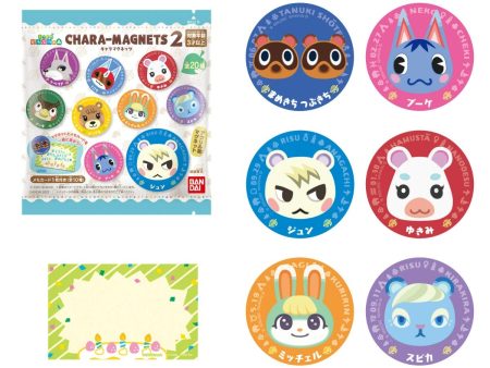 Bandai Shokugan Animal Crossing New Horizons Chara-Magnet 2  Animal Crossing  Blind Bag Random Style Supply