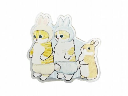 Mofusand: Acrylic Die Cut Rabbit Clip Online now