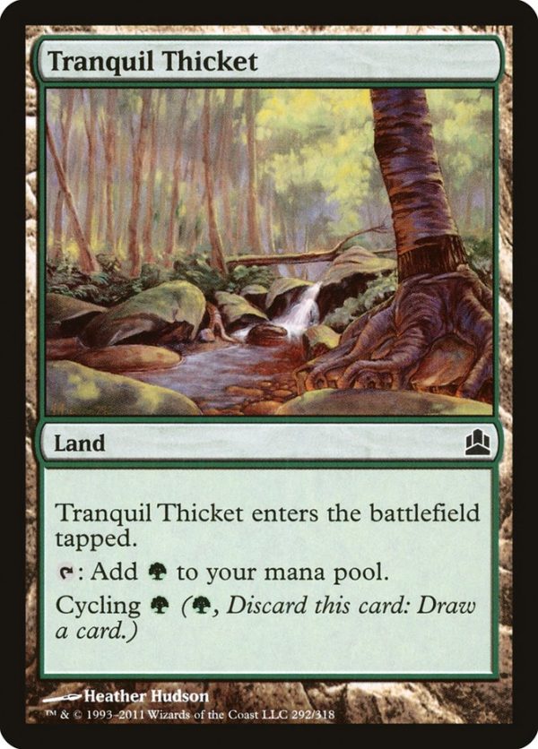 Tranquil Thicket [Commander 2011] For Discount