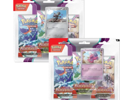 Paldea Evolved - 3 Pack Blister (Pokemon) Hot on Sale