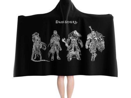 Darksiders 4 Horseman Line Art Blanket Sale