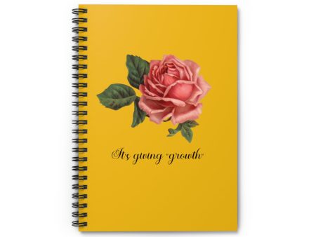 Healing Notebook- Life Planning- Vintage Rose Notebook Cheap