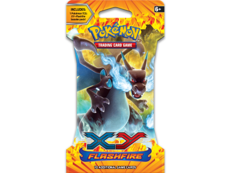 Flashfire - Sleeved Booster Pack (Pokemon) on Sale