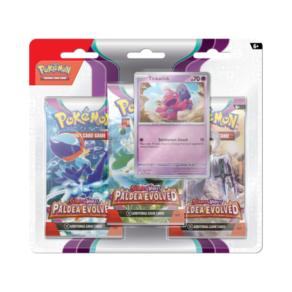 Paldea Evolved - 3 Pack Blister (Pokemon) Hot on Sale