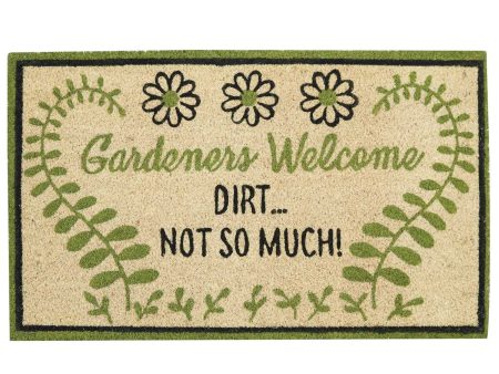 Gardeners Welcome - 30  x 18  Door Mat Sale