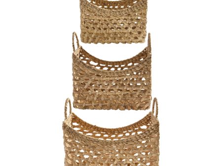 Water Hyacinth - Baskets (Set of 3) Online