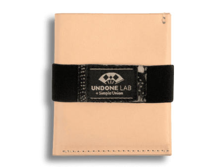 UNDONE LAB + Simple Union: Card Wallet (Tan) For Sale