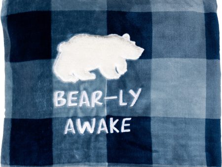 Bear-ly Awake - 50  x 60  Royal Plush Blanket Sale