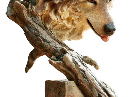 Survivor Wolf Bust - Sculpture Online Sale