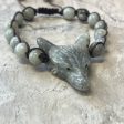 Spirt Animal Wolf Labradorite - Bracelet on Sale