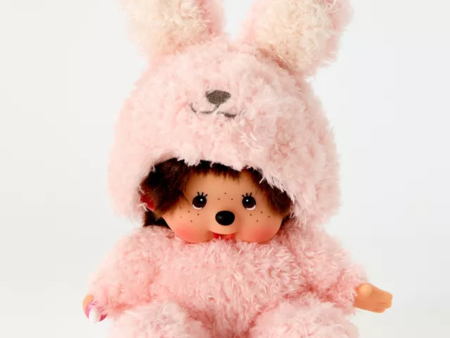 【Limited】Monchhichi Standard Fluffy Sitting Bunny Sale