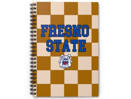 Fresno State Neutral Checkerboard Notebook Discount