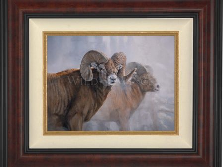 Bighorns in the Mist - Master Artisan Canvas Online now