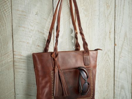 Braided Brown Leather Online