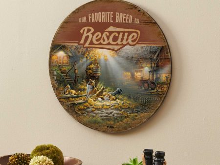 Our Friends - 21  Round Wood Sign Discount