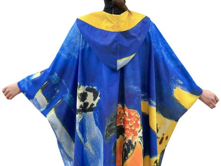 Yellow Reversible Rain Cape - Matisse Collection Supply