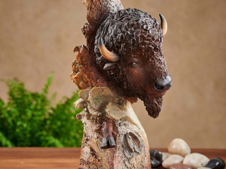 Dust & Thunder Bison Bust -  Sculpture Supply