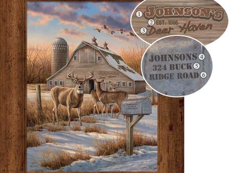 Rural Route - Personalized Framed Canvas Fashion