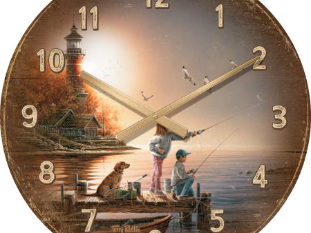 From Sea to Shining Sea - 21  Round Clock Fashion