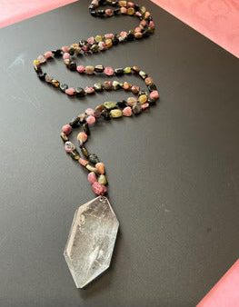 Colorful Tourmaline Crystal - Necklace Sale