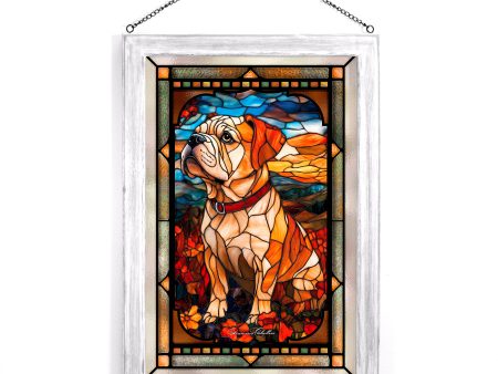 English Bulldog - Stained Glass Art Supply