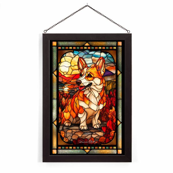 Welsh Corgi - Stained Glass Art For Cheap