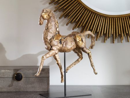 Caballo Dorado - Sculpture For Discount