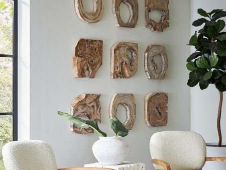 Bahati - Wood Wall Decor (Set of 9) Online Sale