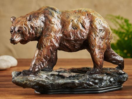 One Step Grizzly Bear Maquette - Sculpture For Cheap