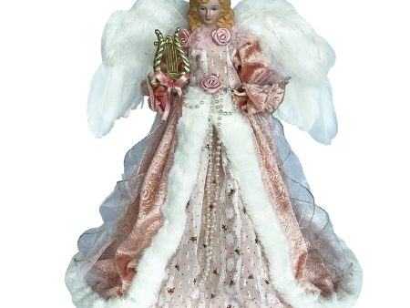 Mauve Victorian Angel - 16  Tree Topper Online Hot Sale