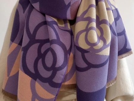 Purple Reversible Wrap – Geo Rose Collection Cheap