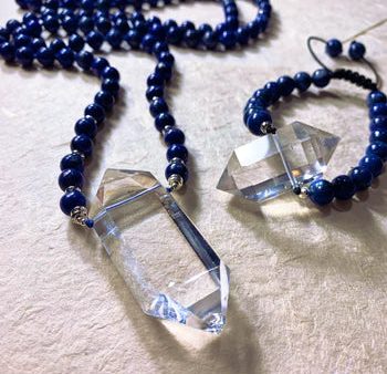 Power Crystal Lapis - Necklace Cheap