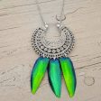 Exotic Beetle Wing - Necklace Discount